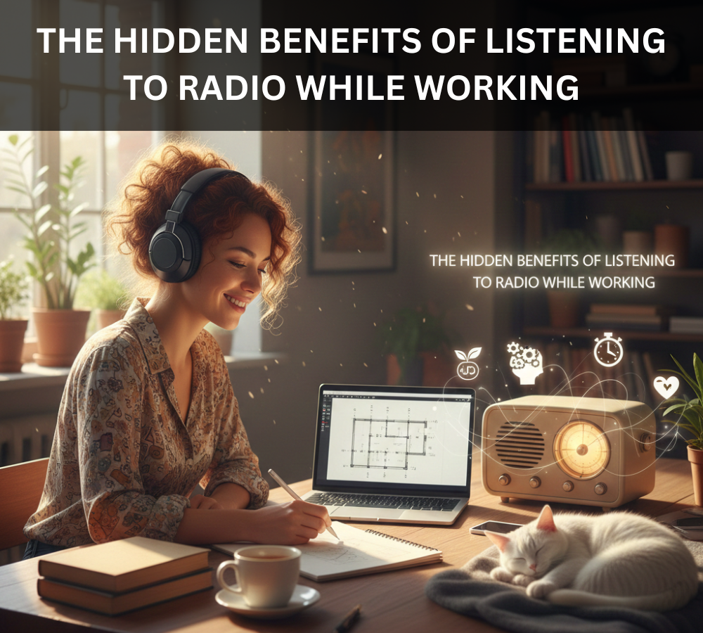 The Hidden Benefits of Listening to Radio While Working